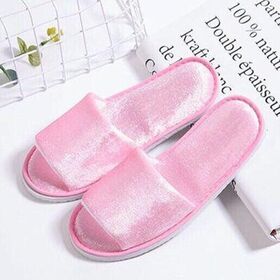Chausson jetables 2025, chaussons d'invités, chaussons spa femme, chaussons éponge blancs chambre, chaussons spa
