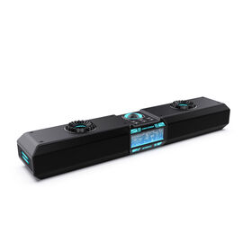 Soundbar 2.1CH com Subwoofer de Graves Potentes para Home Theater e Festas de Karaokê, com Controle Remoto