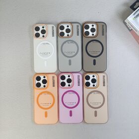 Funda de teléfono de la serie PC de arena suave, cubierta a prueba de golpes para la serie iPhone 15 Pro Max, protección inalámbrica