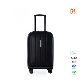 Travelnota Luggage Expandable Suitcase PC+ABS Spinner Built-In TSA lock,20" Black.
