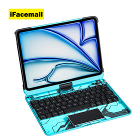 IFacemall Host Sell 360 Rotatable Colorful Backlit Magic Keyboard Case for ipad Pro 12.9 3/4/5/6 Generation
