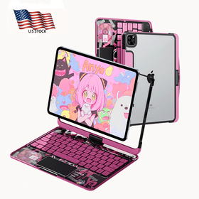 IFacemall Newest Magic Keyboard Case Y2K Multi-functional Touchpad Tablet Keyboard Case for iPad Air 13inch 2024 Air M3 2025