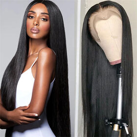 Women were wearing false midsection straight hair