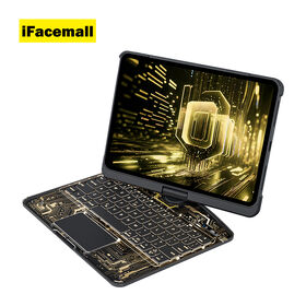 IFacemall 360 Rotating Leather PU Wireless Tablet Magic Keyboard Case for 10.9 inch iPad 10th Gen/iPad A16 2025
