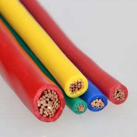 PVC Insulated Stranded Copper Conductor THHN Wire Electrical Building Wire Hook Up Wire For Residential, CNC, Ground, Industrial
