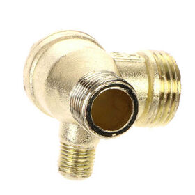 Compressed air Parts Air Compressor Gold Tone Valve Connector Voor Air Compressor 20*16*10