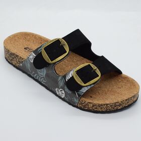 Sandales Classiques en Liège à Double Boucle pour l'Été, la Plage et l'Extérieur, Chaussons Légers et Confortables, Prix d'Usine