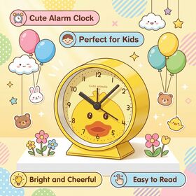 Wholesale Colorful Table Alarm Clock #22087 With Cartoon Design For Home