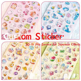 Waterproof Crystal DIY Stickers for Laptop Luggage with Scratch-Resistant Laminate and Vibrant Colors