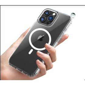 Crystal Clear Magnetic Phone Case – Anti-Yellowing & Shock-Absorbent with antibacterial coating protective case ISO9001:2015