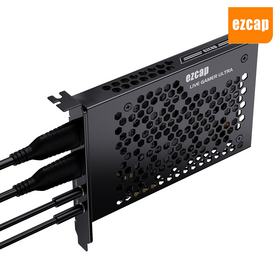 Ezcap334 بطاقة التقاط فيديو HDMI 4K PCIE Live Gamer Ultra 4K 60Hz 1080P 120Hz HDR RGB للكاميرا والألعاب PS5 X Box