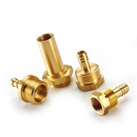 Petites pièces en laiton usinées par tournage CNC, produits d'usinage de tournage CNC en laiton, pièces métalliques CNC pour tour