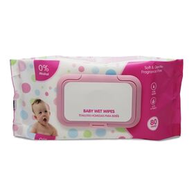 Lingettes pour bébé non parfumées de haute qualité, lingettes humides biologiques pour bébé sans parfum