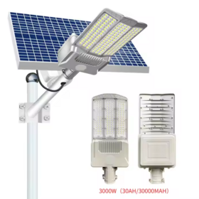 Lampu Jalan Tenaga Surya LED Independen Aluminium Die-cast, Tahan Air Luar Ruangan dengan Baterai Internal