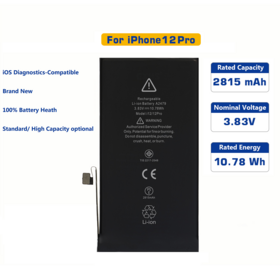 OEM Reine Kobalt iOS Batterie Gesundheitsdiagnose-Kompatible Zusatzbatterie für iPhone 12 Pro Reparatur, Apple Handy Batterie ersetzen