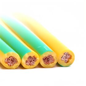 Cable de Tierra H07V-K 1.5-16mm² Verde/Amarillo, Cable de Cobre Unipolar con Aislamiento de PVC, Certificado CE para Cableado Eléctrico Interior