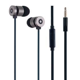 Fones de Ouvido Coloridos com Fio Jack de 3,5 mm com Microfone, Fones de Ouvido com Fio HD Voice para Telefone, Fones de Ouvido de Metal com Fio para Chamadas, Música e Jogos