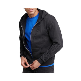 Sweat-shirt à Capuche Homme avec Fermeture Éclair Intégrale, Motif Uni, Vêtement de Rue Hivernal, Coupe Ample avec Impression Numérique