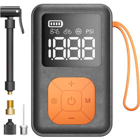 Mini Bike Tire Pump,Portable Bicycle Inflator with Gauge,Electric inflation pumps with Auto Stop,Suitable for Motorcycle