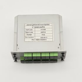 Splitter Optique PLC Compact 1x16 SC/APC Type Cassette – Répartition de Fibre Optique Haute Performance pour Centres de Données