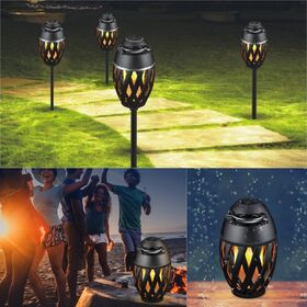 AURACAST Altavoz Inalámbrico Impermeable con Diseño - Compañero Perfecto con Antorchas Simuladas, Multifuncional: TWS (más de dos unidades TWS)