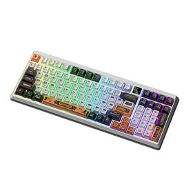 Mechanische Drei-Modus-Tastatur, Hot-Swap-fähige Anti-Ghosting-Volltastatur, Multifunktionsdisplay, Mechanische Gaming-Tastatur