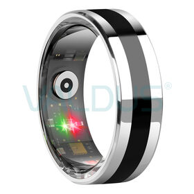 Bague Intelligente Avec Écran LED - Surveillance Fréquence Cardiaque, Sommeil, Oxygène, Étanche IP68