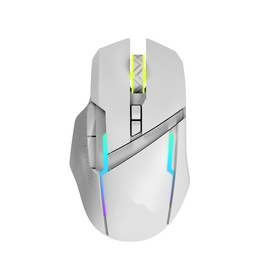 Mouse Gaming Klik Cepat Lampu RGB 7 Warna Pelangi Ergonomis Nyaman OEM Untuk Mac