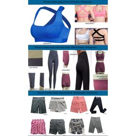 Sports bra, removable cups, polyester/nylon spandex bra cups