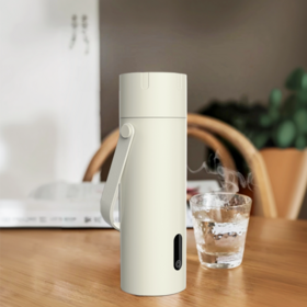 Bouilloire de Voyage Portable JJPRO/GREENFLY Rechargeable pour Camping et Alpinisme, Chauffe de 0 à 100°C sans Charge