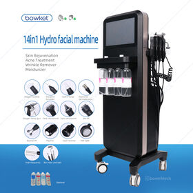 Equipo facial 14 en 1 Bowket para limpieza, plasma antiacné, oxigenación