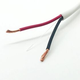 18 Gauge 2 Conductor Speaker Wire OFC 18/2 White Hookup Electrical Wire Extension Cable for LED Strips Ribbon Lamp Tape Lighting