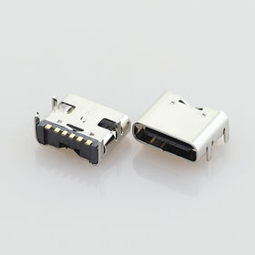 Connecteur de charge USB 3.1 Type C 6P pour montage en surface (CMS)