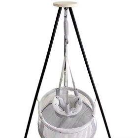 Support de Hamac Bébé Pliable avec Trépied, Cadre en Aluminium, Léger, pour Berceau ou Chaise Suspendue
