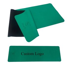 Tapis de Yoga Antidérapant Imperméable avec Impression Personnalisée Bicolore, Extra Large, en Caoutchouc Pur Vert de Qualité Supérieure pour Grossistes