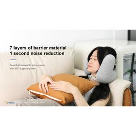 Bluetooth Musikkissen mit kabellosen Kopfhörern, integrierten Stereolautsprechern, ultraweichem Memory-Schaumstoff für Schlaf/Reisen/Büro - Direkt vom Hersteller