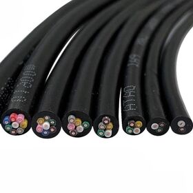 2-7 Leiter 300V Tragbares Stromkabel 1mm² Kupfer mit PVC-Mantel Schwarz für Innen- und Außenbereich - Top-Anbieter