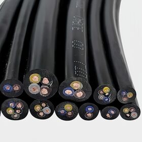 Cable de Alimentación Flexible de Cobre con 2-5 Núcleos, Bajo Voltaje, 1.5mm² Cable Eléctrico de PVC para uso general de baja carga