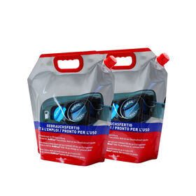 Colorful Custom Logo High Temperature Resistant Milk Jelly Beverage Juice Suction Nozzle Stand up Packaging Spout pouches Bag