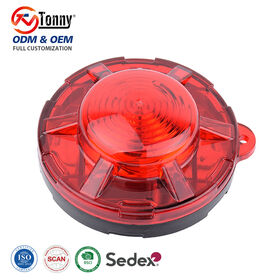 Commercial Grade LED Warning Light with Super Magnet - IP67 Waterproof Emergency Strobe for Towing Services & Highway Safety for sale
