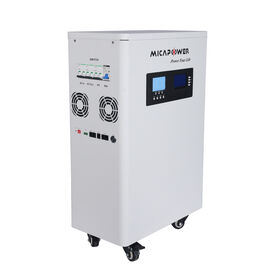 بطارية ليثيوم 51.2 فولت 300 أمبير في الساعة 15 كيلو وات في الساعة 48 فولت لتخزين الطاقة الشمسية المنزلية خارج الشبكة مع نظام إدارة المباني (BMS) مدمج وقاطع تيار مستمر مع اتصال واي فاي - من المصنع مباشرة