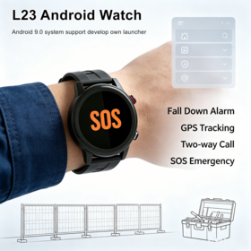 L23 4G GPS Ortung Zwei-Wege-Anruf Smart Armband SOS Knopf Senioren Smartwatch für ältere Menschen SOS Gesundheitsüberwachung Tracker