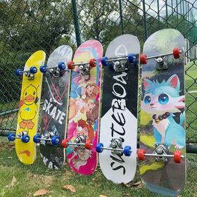 Pack De 24 Decks De Skateboard Vierges Mini - Érable 7 Plis, 5 Pouces De Large, Pour Enfants Débutants