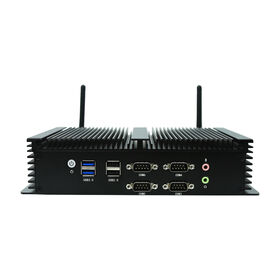EGLOBAL Mini PC Industriel 11e Génération I7 1165G7/1185G7 Système sans Ventilateur Barebone Ordinateur DDR4 HD VGA 8*USB WiFi Windows11 OEM Mini PC