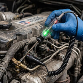 Compact Circuit Tester for Automotive Wiring, 3-30V Voltage Detection with Probe Pen, CE/ROHS Certified