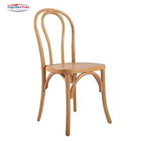 Factory Direct Sale Classic Nordic Style High Quality Durable Stackable Wooden Hotel Chair