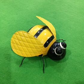 Manufacturer metal garden ornament 3D metal bee ladybird beetles insects model for wall tree yard decor