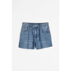 Women denim short wear cutoffs which are made by cutting jeans or store bought jorts