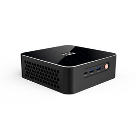 EGLOBAL AMD Ryzen R7-8845H Mini PC de Escritorio con HDMI DP, 2*RJ45 Lan, 2xDDR5 RAM (Máx. 64GB), Soporte para 3 Pantallas 4K, Gráficos Radeon y Windows 11