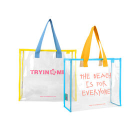 Tas Belanja PVC Transparan Mewah 2026 - Tas Belanja Plastik Biodegradable Transparan - Tas PVC